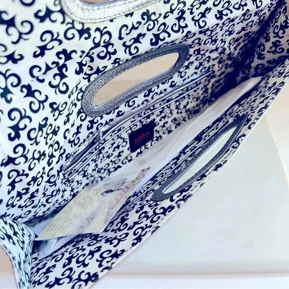NWT Hobo International Katrina Metallic Pewter Clutch - Picture 6 of 9